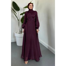 Merven Akyüz Wilson Yandan Düğümlü Jan Jan Abiye Mürdüm