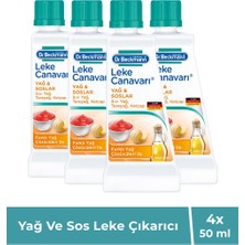 Yağ ve Sos Lekeleri Için Güçlü Leke Çıkarıcı Set 4’lü 50 ml