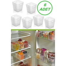 Empressco Aygören Home 6 Adet Buzdolabı Kapak Içi Düzenleyici Organizer 6