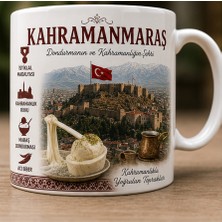 Kadorex Design Türkiye Şehirleri Özel Tasarım Kupa Bardak – Yöresel Kültür ve Lezzet Tasarımlı Koleksiyon (Kahramanmaraş)