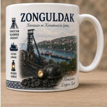 Kadorex Design Türkiye Şehirleri Özel Tasarım Kupa Bardak – Yöresel Kültür ve Lezzet Tasarımlı Koleksiyon (Zonguldak)