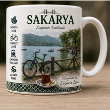 Kadorex Design Türkiye Şehirleri Özel Tasarım Kupa Bardak – Yöresel Kültür ve Lezzet Tasarımlı Koleksiyon (Sakarya)
