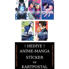 Komik Şeyler Yayıncılık Blue Lock 11-12-13-14-15 Manga Seti (5 Kitap) / Anime-Manga Sticker ve Kartpostal Hediyeli