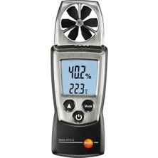 Testo 410-2 Pervane Anemometre | Hız+Sıcaklık+Nem