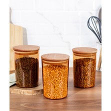Empressco Madame Coco Yuviera 900ML Ahşap Kapaklı Saklama Kabı 3