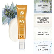 Yves Rocher Spf 50+ Yüz Güneş Kremi Tüm Cilt Tipleri İçin Vegan Parlama ve Leke Karşıtı Formül 40 ml