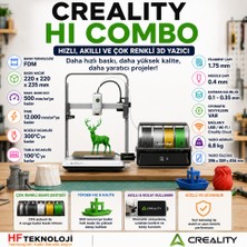 Creality Otomatik Filament Geçişi ve Filament Dolaşma Algılama ile Ender 3 V4 Combo 3D Yazıcı