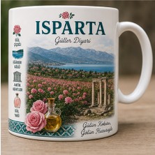 Kadorex Design Türkiye Şehirleri Özel Tasarım Kupa Bardak – Yöresel Kültür ve Lezzet Tasarımlı Koleksiyon (Isparta)