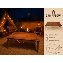 Campflow Ahşap Kamp Masası