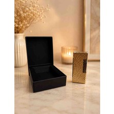 Lighter Lüks Gold Metal Çakmak – Özel Kutulu Klasik Gazlı Çakmak