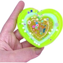 Sahra Eğlenceli Stres Atıcı Sukuşi Slime Şekilli Kalp Pasta Poşette