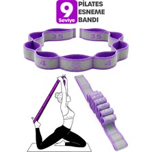Markince Profesyonel Jimnastik Eğitim Pilates Yoga Egzersiz Esneme Gergi Lastiği Direnç Bandı Tdl9