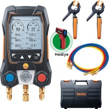 Testo 550S Manifold ve Hortum Seti 4000 Psi | Sadece 1/4 | R22