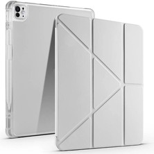 Apple iPad Air 13 2025 M3 Kılıf Zore Tri Folding Kalem Bölmeli Standlı Kılıf