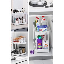 Empressco Mowo Home Mutfak Banyo Rafı Dolap Tezgah Altı Üstü Baharatlık Kavanoz Deterjan Kozmetik Makyaj Düzenleyici - Fiyatı, Yorumları