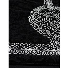 Higliving Kalpli Eşli Çift Gelin Damat Bohçası Çeyizlik Hediyelik Tesbihli Nakışlı Seccade / Seccade Seti 70 X110
