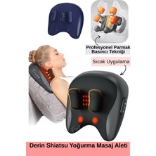 Trapez ve Boyun Masaj Aleti - Isıtmalı Sırt Omuz Masaj Cihazı