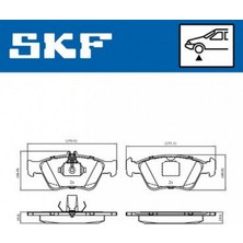 Skf Zengemtx Fren Balatasi On Mercedes W202 S202 C208 W210 S210 C140 R170
