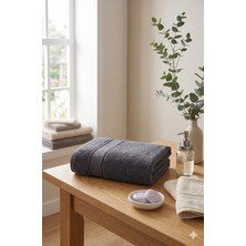 Özdilek Colurist Silgi Banyo Havlusu 90X150 cm %100 Pamuk Koyu Gri