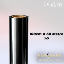 Sundark 100CM x 60 Metre | Siyah Cam Filmi | | Nano Teknoloji Katman
