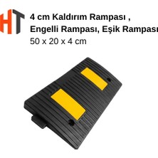 Hayat Trafik Eşik Rampası, Kauçuk Otopark Rampası, Kaldırım Rampası 50 x 20 x 4 cm