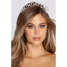 Birthday Girl Taşlı Birthday Doğum Günü Parti Taç