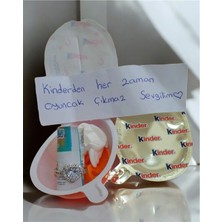 C&On Design Kinder Joy Içinden Çıkan Kalpli Ciddi Ilişki Yüzüğü – Renk Seçenekli, Sevgiliye Özel Hediye Seti