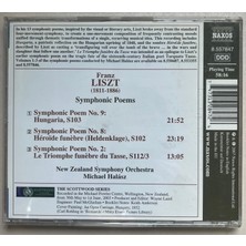 Naxos Liszt Symphonic Poems  CD