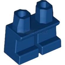 LEGO Minifigür Parçaları: Short Legs, Kısa Bacak, Kısa Ayak: 41879 Dark Blue - Lacivert