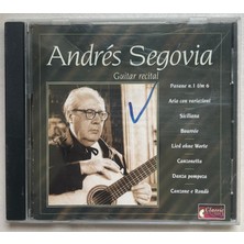 Naxos Andres Segovia Guitar Recital  CD