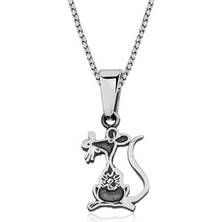 Avensyy ​925 Ayar Gümüş Fare Unisex Gümüş Kolye