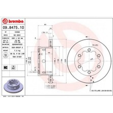 Brembo Zengemtx Fren Diski Arka Mercedes Sprinter B901-B904 . Vw Lt 28-35-46 Cift Teker