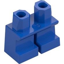 LEGO Minifigür Parçaları: Short Legs, Kısa Bacak, Kısa Ayak: 41879 Blue - Mavi
