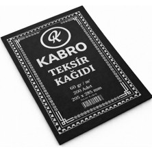 Orbak Kağıtçılık Teksir Kağıdı 200 Adet (0,74 Kg)