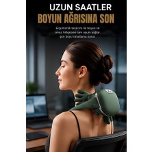 Şarjlı El Hissiyatlı Avuç Içi Kızılötesi Isıtmalı Boyun Omuz ve Sırt Masaj Aleti