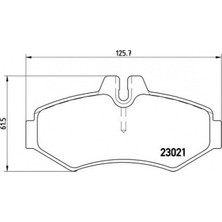 Brembo Zengemtx Fren Balatasi Arka Mercedes W463 B901-B904 . Vw Lt 28-35-46