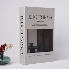Bak Gel Al Kitap Görünümlü Dekoratif Kutu, Iskandinav Tarzı Kitap Şeklinde Saklama Kutusu Ludo