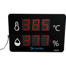 Luvinka TR932 Duvar Tipi Dijital Termo & Higrometre | 40CM Ekran