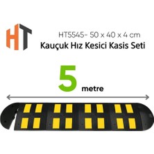 Hayat Trafik Kauçuk Hız Kesici Kasis Seti 50 x 40 x 4 cm - Eko - 5 Metre