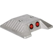 Hayat Trafik Metal Cam Kedi Gözü Yol Butonu 12 x 12 x 2,8 cm