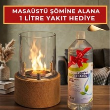 Starfire Tophane Masaüstü Şömine + 1 Litre Bioethanol Yakıt Hediye