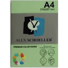Alex Schoeller Premium A4/80 gr Fıstık Yeşili 500'LÜ Renli Fotokopi Kağıdı Alx 530