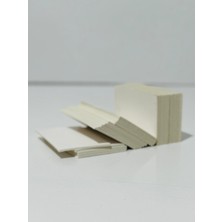 Orbak Kağıtçılık Boş Kelime Kartları Etiket 5X8CM 100 Adet Boş Kart Boş Kartvizit