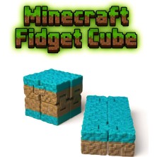 Minecraft Çim Blok Stres Küpü/fidget Cube/sonsuzluk Küp