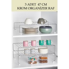 Empressco Orsa Home 3 Adet 128 Dolap Içi Düzenleyici 47 cm Krom Organizer Raf - Fiyatı, Yorumları