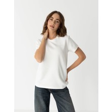 Timeless Basic TSHIRT-%100 Pamuk - Kadın Basic Tişört