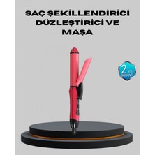 MiraLive 5 Kademeli Seramik Saç Düzleştirici – Düz ve Kıvırcık Mod, 26 mm Plaka, Profesyonel Saç Şekillendirme