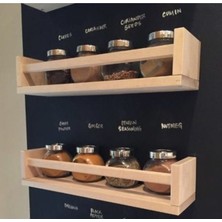 Empressco Olcayaksesuar Ahşap Kitaplık Mutfak Rafı 2 Adet Duvar Rafı Baharatlık Banyo Rafı - Fiyatı, Yorumları