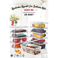 Empressco Nandy Home 20 Adet Kendinden Kapaklı Derin Dondurucuya Uygun Saklama Kabı 2 Lt - Fiyatı, Yorumları