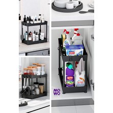 Empressco Mowo Home Mutfak Banyo Rafı Dolap Tezgah Altı Üstü Baharatlık Kavanoz Deterjan Kozmetik Makyaj Düzenleyici - Fiyatı, Yorumları